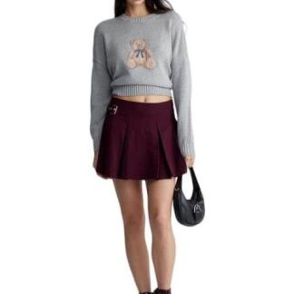 FALDA SHORT CINTURA ALTA VINO HOLLY LAND