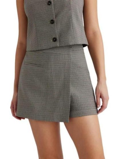 FALDA SHORT CINTURA REGULAR BEIGE/HUESO HOLLY LAND - Image 2