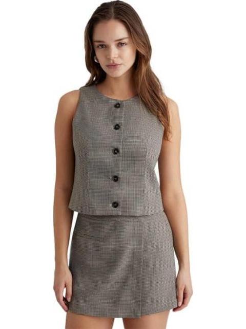 FALDA SHORT CINTURA REGULAR BEIGE/HUESO HOLLY LAND - Image 5