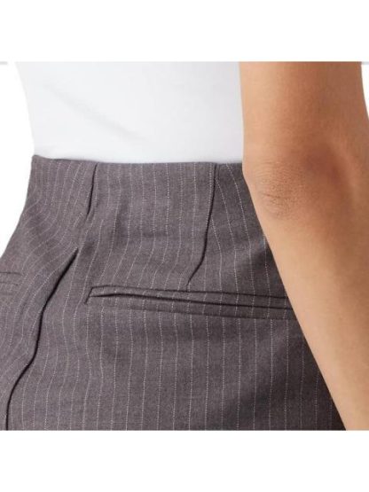 FALDA SHORT CINTURA REGULAR GRIS HOLLY LAND - Image 6