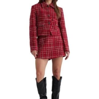 FALDA SHORT CINTURA REGULAR ROJO HOLLY LAND