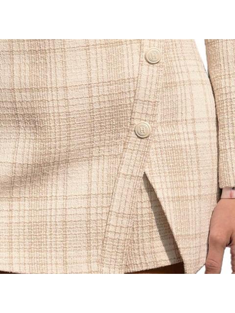 FALDA SHORT TEJIDA CUADROS BICOLOR HOLLY LAND - Image 5