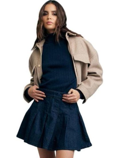 FALDA TABLEADA AZUL INDIGO ATMOSPHERE DNM - Image 5