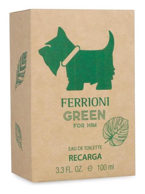 FERRIONI GREEN FOR HIM 100ML EDT REFILL - CABALLERO - Image 3