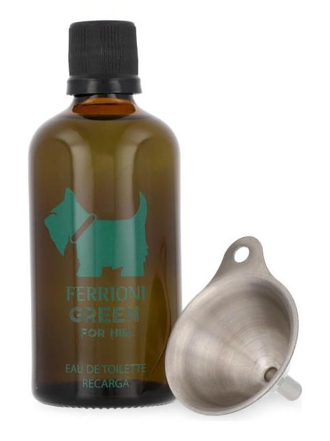 FERRIONI GREEN FOR HIM 100ML EDT REFILL - CABALLERO - Image 4
