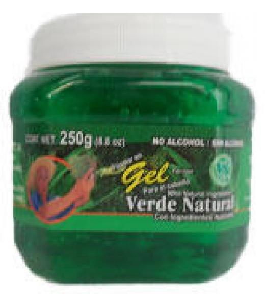 FIJADOR EN GEL PARA EL CABELLO VERDE NATURAL 250GR.