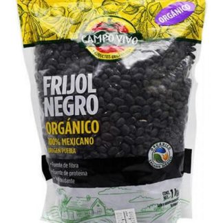 FRIJOL NEGRO ORGANICO 1 KG CAMPO VIVO