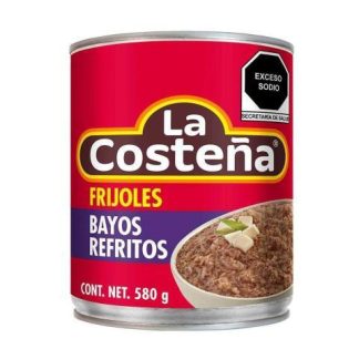 FRIJOLES REFRITOS BAYOS LA COSTEÑA 580 GR