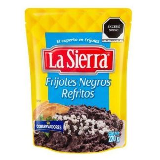 FRIJOLES REFRITOS NEGROS LA SIERRA 220 GR