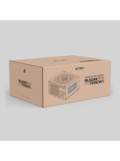 FUENTES DE PODER ACTECK ES05004EB 700 W EQUIPOS CCTV BLANCO 12 CM ATX - Image 5