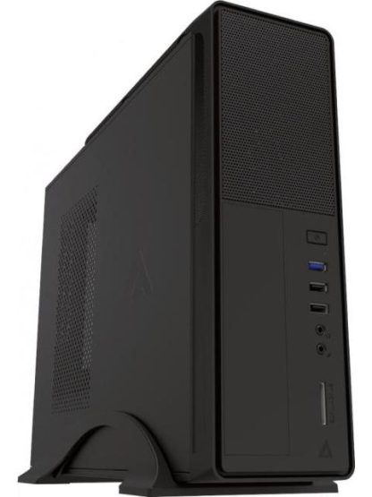 GABINETE ACTECK BROKK SLIM GI002 MIDI-TOWER ITX-MICRO-ATX USB 2.0-3.1 CON FUENTE DE 500W NEGRO