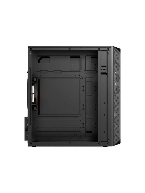 GABINETE ACTECK DOOM PRO CRYSTAL GI730 MINI-TOWER MICRO-ATX-MINI-ITX USB 2.0-3.0 CON FUENTE DE 600W 3 VENTILADORES INSTALADOS NEGRO - Image 5