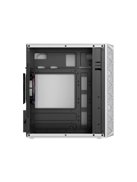 GABINETE ACTECK DOOM PRO MESH GI730M MINI-TOWER MICRO-ATX-MINI-ITX USB 2.0-3.0 CON FUENTE DE 600W 3 VENTILADORES INSTALADOS BLANCO - Image 4