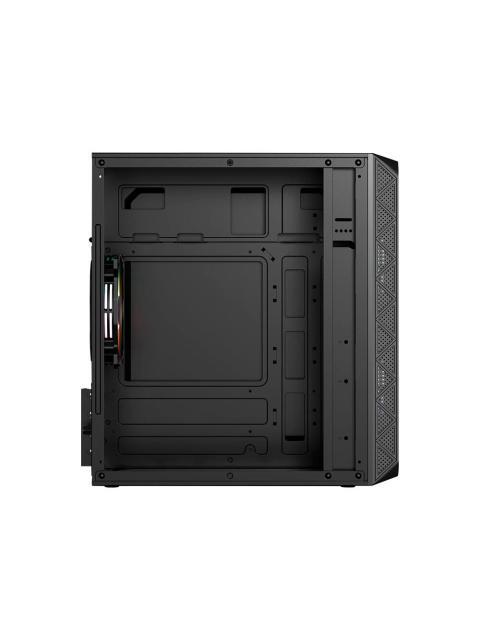 GABINETE ACTECK DOOM PRO MESH GI730M MINI-TOWER MICRO-ATX-MINI-ITX USB 2.0-3.0 CON FUENTE DE 600W 3 VENTILADORES INSTALADOS NEGRO - Image 5