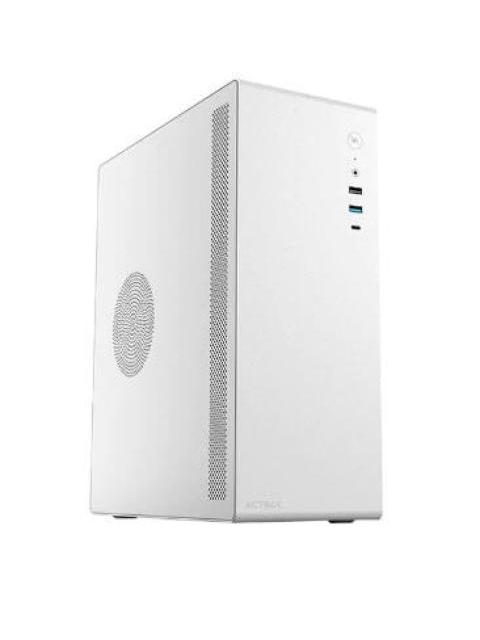 GABINETE ACTECK NEUSS GI485 MICRO-TOWER MICRO-ATX-ITX USB 2.0-3.2 CON FUENTE DE 450W SIN VENTILADORES BLANCO