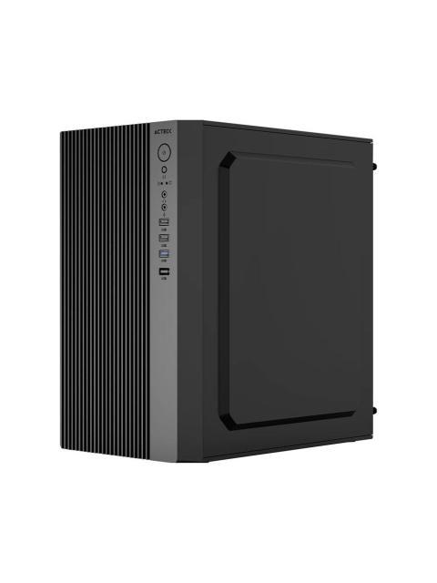GABINETE ACTECK ZENITH GI656 MINI-TOWER MICRO-ATX-MINI-ITX USB 2.0-3.0 CON FUENTE DE 500W 1 VENTILADOR INSTALADO NEGRO - Image 3