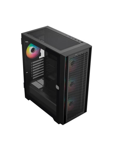 GABINETE BALAM RUSH CARBONO TWIN MATE 7000 MIDI-TOWER ATX-MICRO-ATX-MINI-ITX USB 2.0-3.0 SIN FUENTE 4 VENTILADORES INSTALADOS NEGRO - Image 3