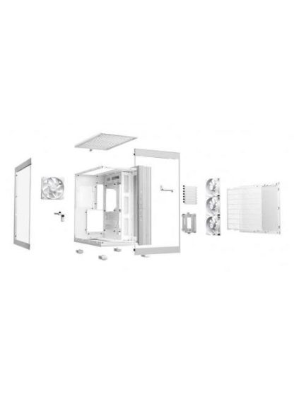 GABINETE BE QUIET! LIGHT BASE 600 LX MIDI-TOWER ATX-MICRO-ATX-MINI-ITX USB 3.0 SIN FUENTE 4 VENTILADORES INSTALADOS BLANCO - Image 3