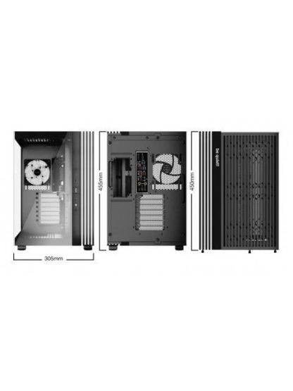 GABINETE BE QUIET! LIGHT BASE 600 LX MIDI-TOWER ATX-MICRO-ATX-MINI-ITX USB 3.0 SIN FUENTE 4 VENTILADORES INSTALADOS NEGRO - Image 2