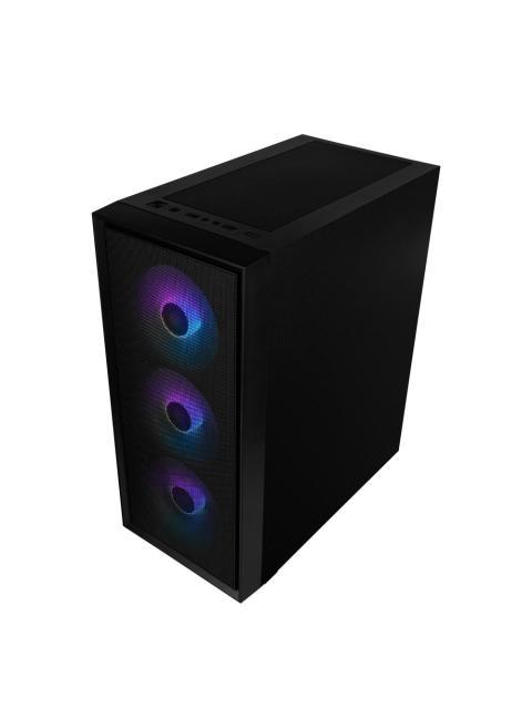 GABINETE GAME FACTOR CSG503 MICRO-TOWER MICRO-ATX-MINI-ITX USB 2.0-3.0 SIN FUENTE 4 VENTILADORES INSTALADOS NEGRO - Image 9