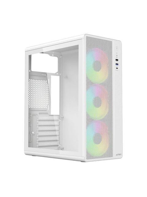 GABINETE MEDIA TORRE ESSEN PRO X GM767 ELITE SERIES COLOR BLANCO. AC941716