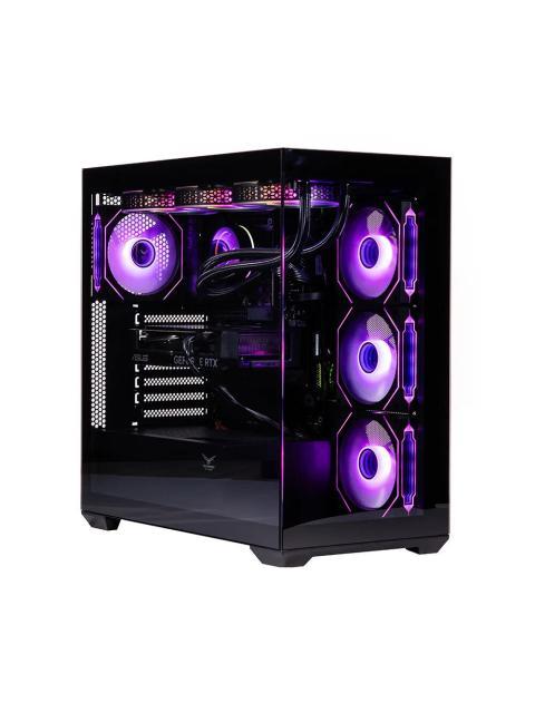 GABINETE NACEB NA-0637N MIDI-TOWER ATX-MICRO-ATX-MINI-ITX USB 3.0 SIN FUENTE 4 VENTILADORES INSTALADOS NEGRO