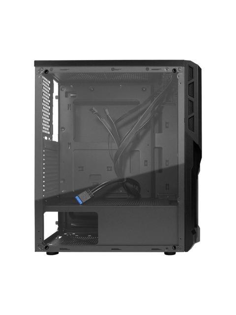 GABINETE START THE GAME CSG-530 CON VENTANA TOWER ATX-MICRO-ATX-ITX USB 1.0-3.0 SIN FUENTE SIN VENTILADORES INSTALADOS NEGRO - Image 3