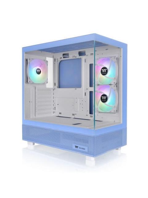 GABINETE THERMALTAKE VIEW 270 TG ARGB PLUS CON VENTANA MIDI-TOWER MINI-ITX-MICRO-ATX-ATX-E-ATX USB 3.2 SIN FUENTE 3 VENTILADORES ARGB INSTALADOS AZUL