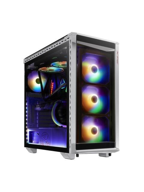 GABINETE XPG BATTLECRUISER MIDI-TOWER ATX-EATX-MICRO-ATX-MINI-ITX USB 3.0 SIN FUENTE 4 VENTILADORES INSTALADOS BLANCO