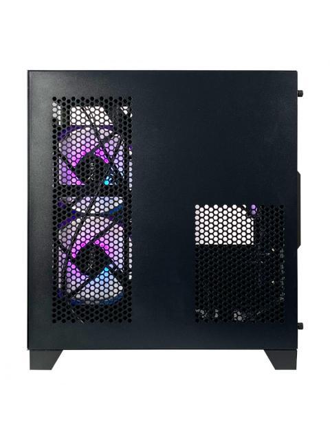 GABINETE XZEAL PANZER II CUBO MIDI-TOWER MICRO-ATX USB 2.0-3.0 SIN FUENTE 3 VENTILADORES INSTALADOS NEGRO - Image 6