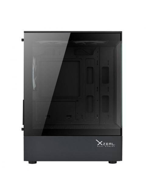 GABINETE XZEAL X-ZYNERGY MIDI-TOWER MICRO-ATX-MINI-ITX USB 2.0-3.0 SIN FUENTE 3 VENTILADORES INSTALADOS NEGRO - Image 7