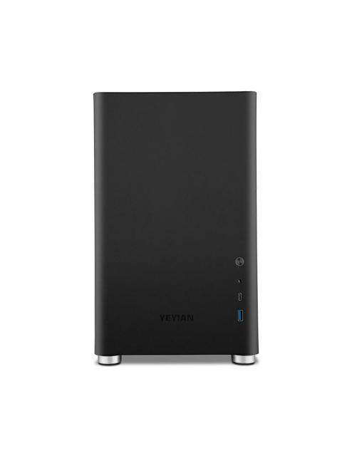 GABINETE YEYIAN HUSSAR CON VENTANA MINI TOWER MICRO-ATX-MINI-ITX USB 3.2 SIN FUENTE 1 VENTILADOR INSTALADO NEGRO - Image 3