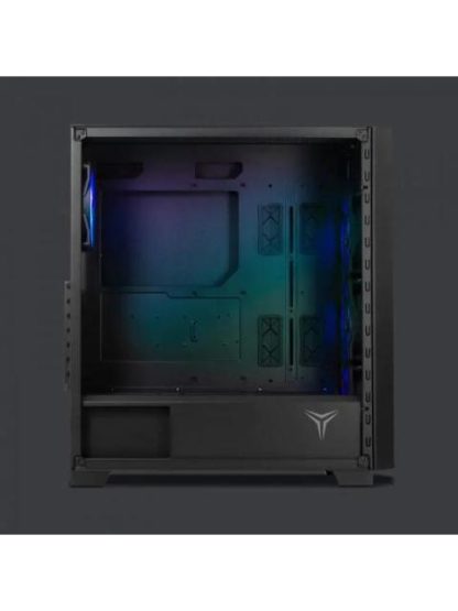 GABINETE YEYIAN PHOENIX CON VENTANA MIDI-TOWER ATX-MICRO-ATX-MINI-ITX USB 3.2 SIN FUENTE 4 VENTILADORES ARGB INSTALADOS NEGRO - Image 5