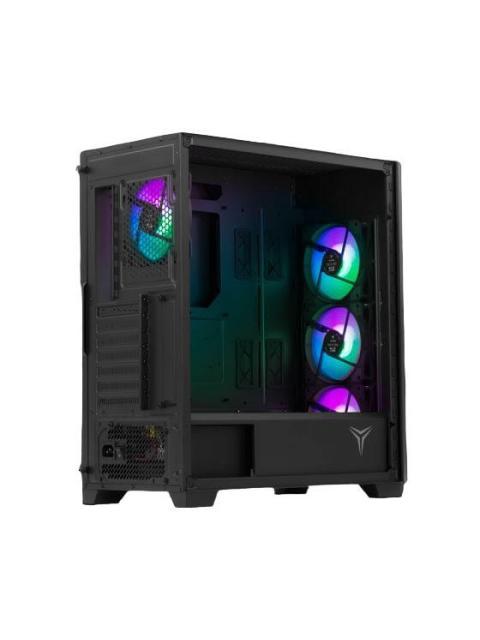 GABINETE YEYIAN PHOENIX CON VENTANA MIDI-TOWER ATX-MICRO-ATX-MINI-ITX USB 3.2 SIN FUENTE 4 VENTILADORES ARGB INSTALADOS NEGRO - Image 6