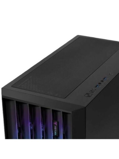 GABINETE YEYIAN PHOENIX CON VENTANA MIDI-TOWER ATX-MICRO-ATX-MINI-ITX USB 3.2 SIN FUENTE 4 VENTILADORES ARGB INSTALADOS NEGRO - Image 8