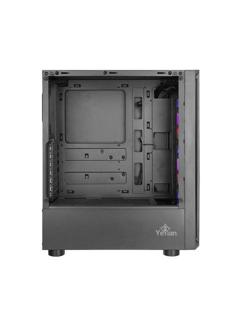 GABINETE YEYIAN VENTLE MASTER CON VENTANA MIDI-TOWER MICRO ATX-ATX USB 2.0-3.0 SIN FUENTE 3 VENTILADORES ARGB INSTALADOS NEGRO - Image 3