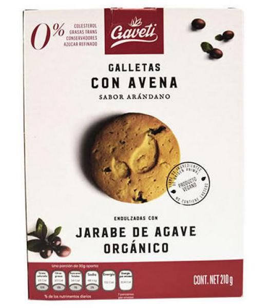 GALLETA CON AVENA Y ARANDANO 210 G GAVETI