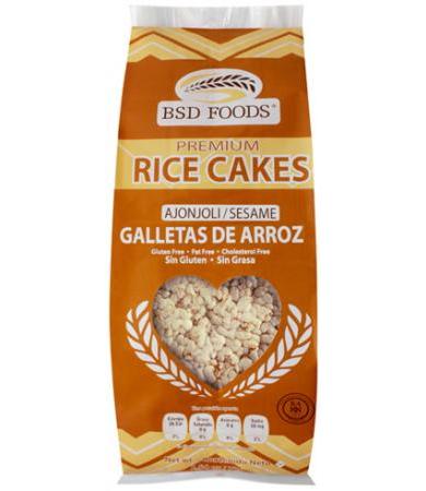 GALLETA DE ARROZ AJONJOLI 72 G BSD FOODS