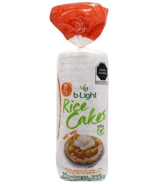 GALLETA DE ARROZ SAB DULCE 100 G B LIGHT