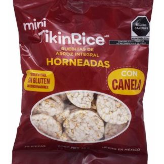 GALLETAS DE ARROZ INTEGRAL CANELA 28 G MINITIKINRICE