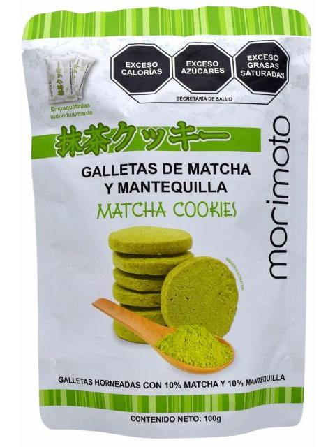 GALLETAS MATCHA MANTEQUILLA 100 G MORIMOTO