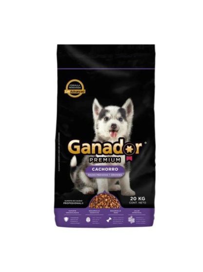 GANADOR PREMIUM ALIM PERRO CACHORRO 20 KG