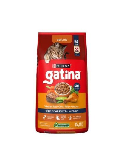 GATINA ALIM GATO POLLO BULTO 15 KG