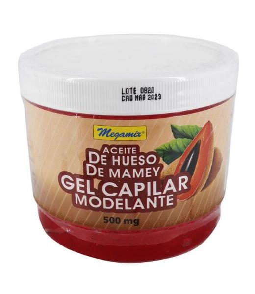 GEL ACEITE HUESO DE MAMEY ( 500 GR ) CAPILAR MODELANTE MEGAMIX
