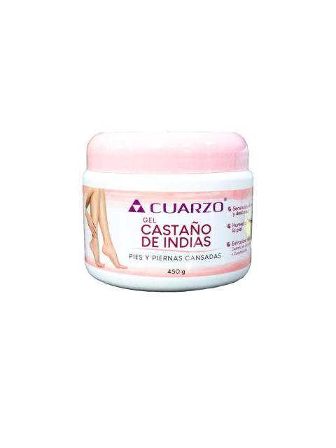 GEL CASTAÑO DE INDIAS PIES Y PIERNAS CANSADAS 450 GR CUARZO COSMETICS