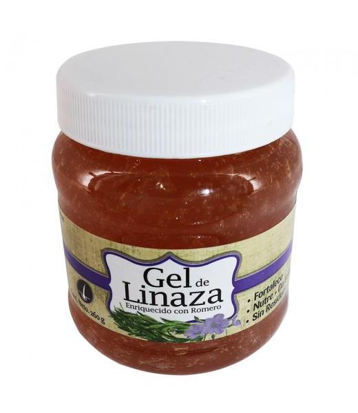GEL DE LINAZA 260 GRS. ENRIQUECIDO CON ROMERO (MARCA YELI COSMETI SOLO PARA DIABETICOS