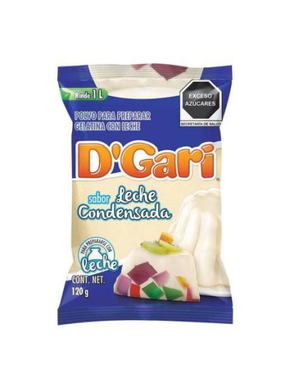 GELATINA DGARI LECHE CONDENSADA 120 GR