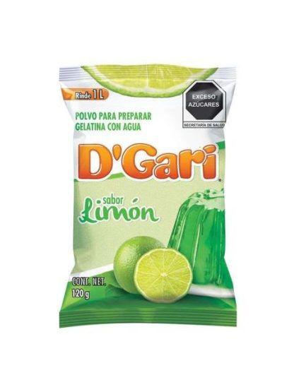 GELATINA DGARI SABOR LIMON 120 GR