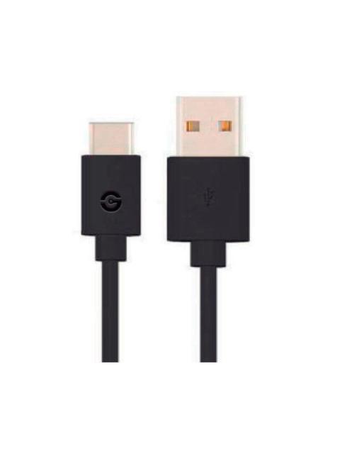 GETTTECH CABLE USB A MACHO - USB C MACHO 1.5 METROS NEGRO