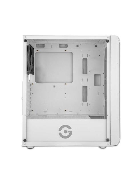 GETTTECH GABINETE GAMER MEDIA TORRE CON PANEL FRONTAL MALLA ATX-MICROATX-MINI ITX 1 VENTILADOR USB 2.0-3 0 COLOR BLANCO MOD. GCMASGX101WH - Image 3
